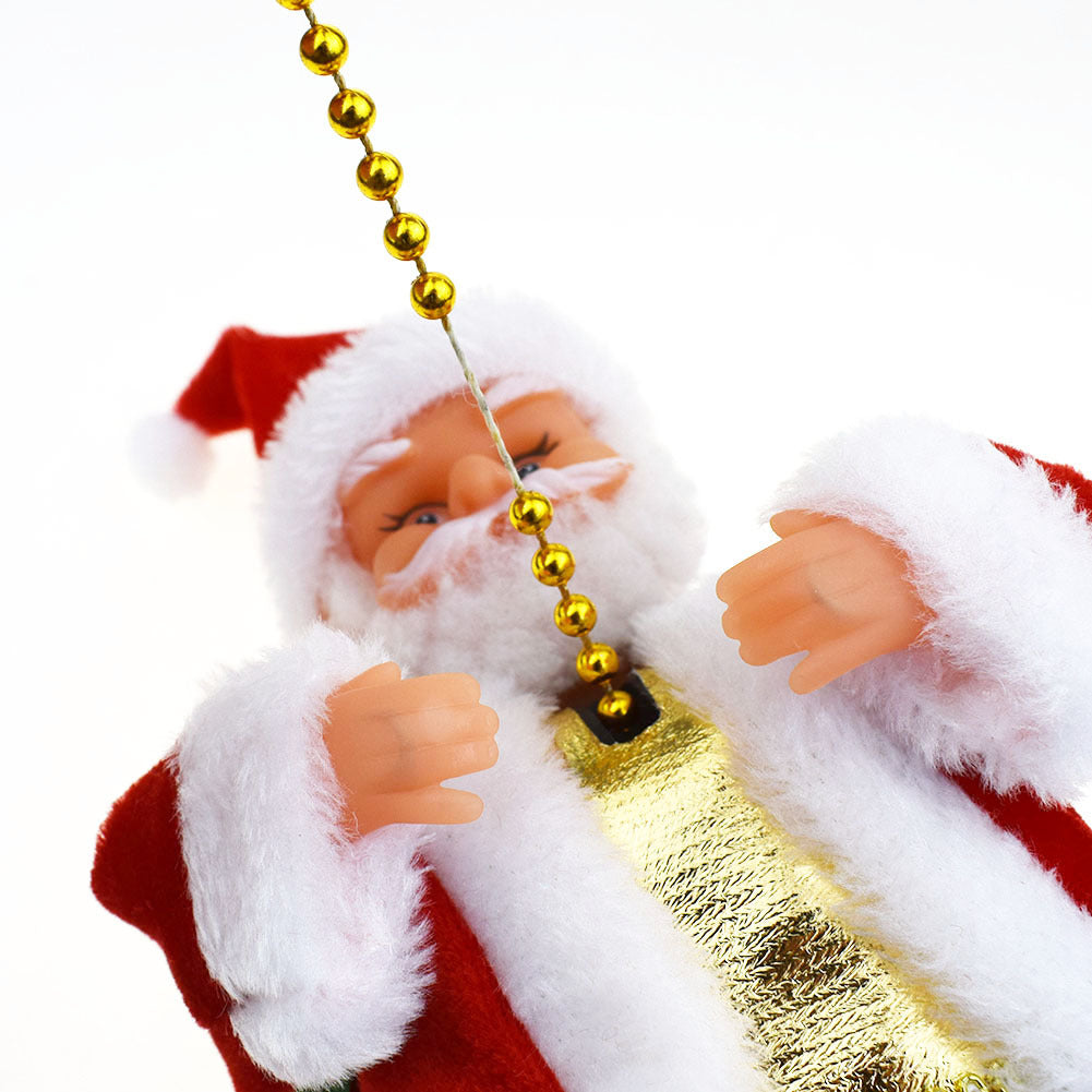 Climbing Santa on Rope