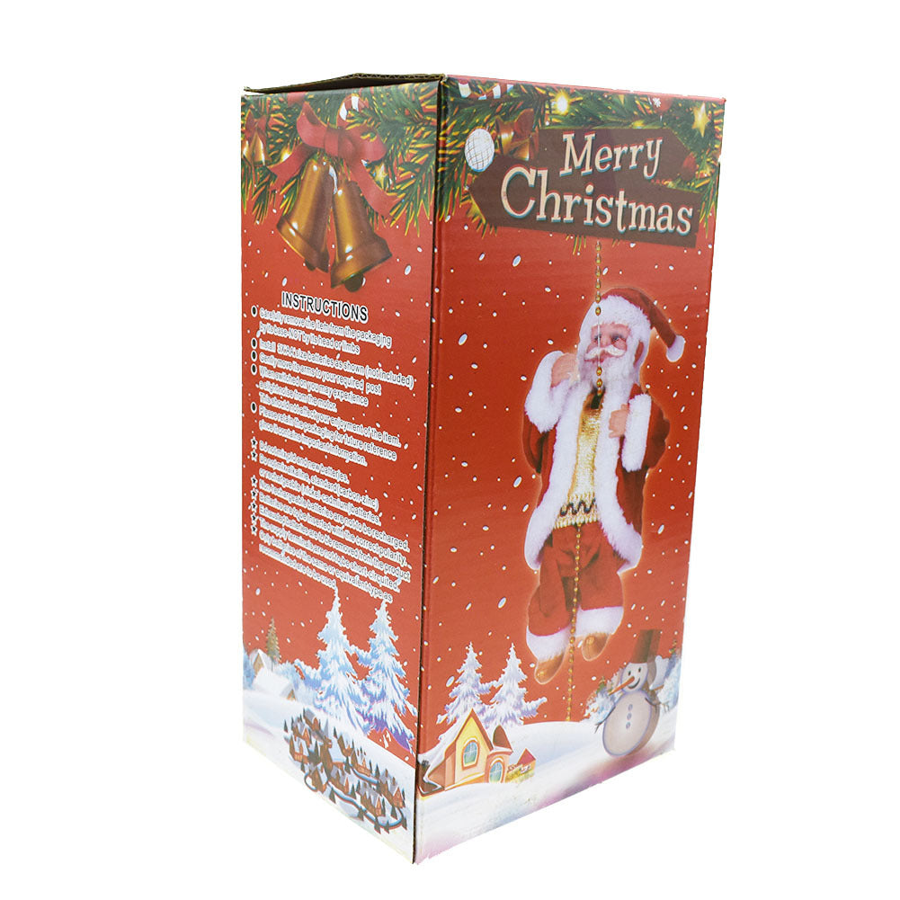 Climbing Santa on Rope