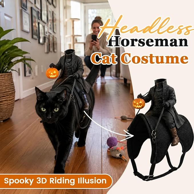 Headless Horseman Pet Costume