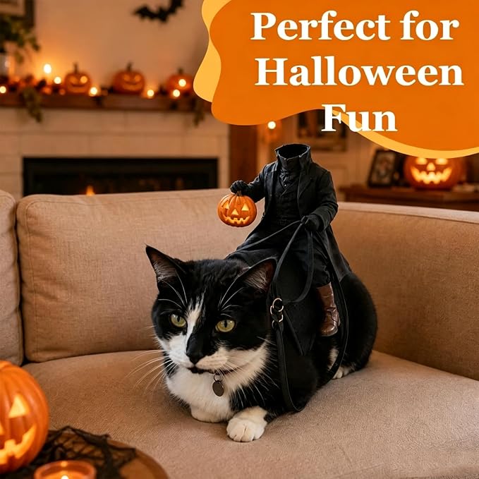 Headless Horseman Pet Costume