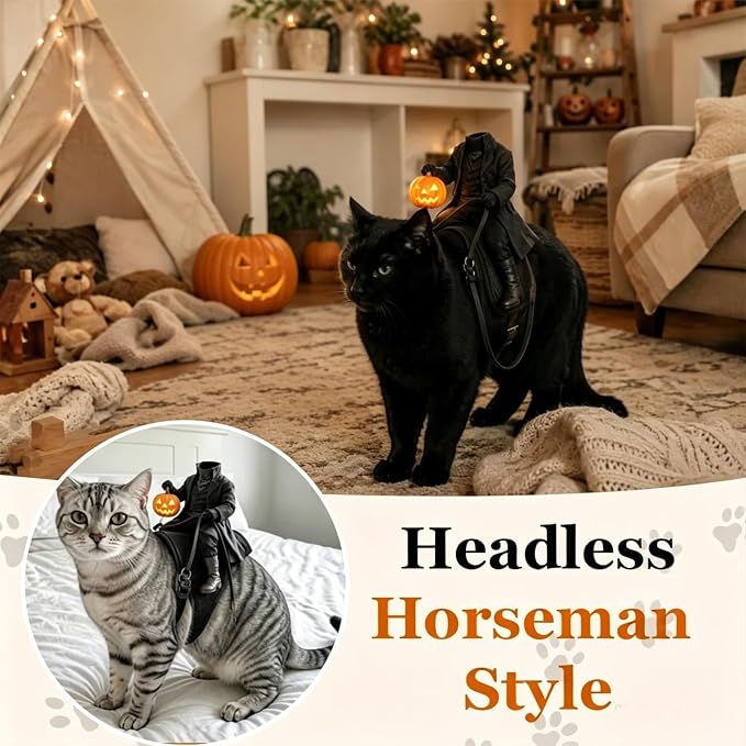 Headless Horseman Pet Costume