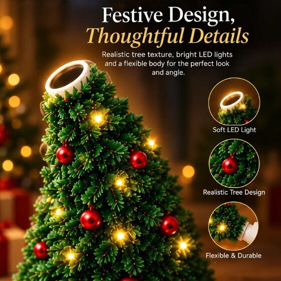 USB-Powered Christmas Tree Projection Light