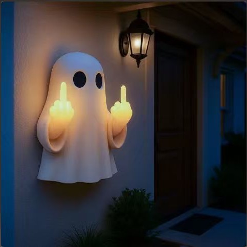 Cheeky Ghost or Santa Wall Night Light