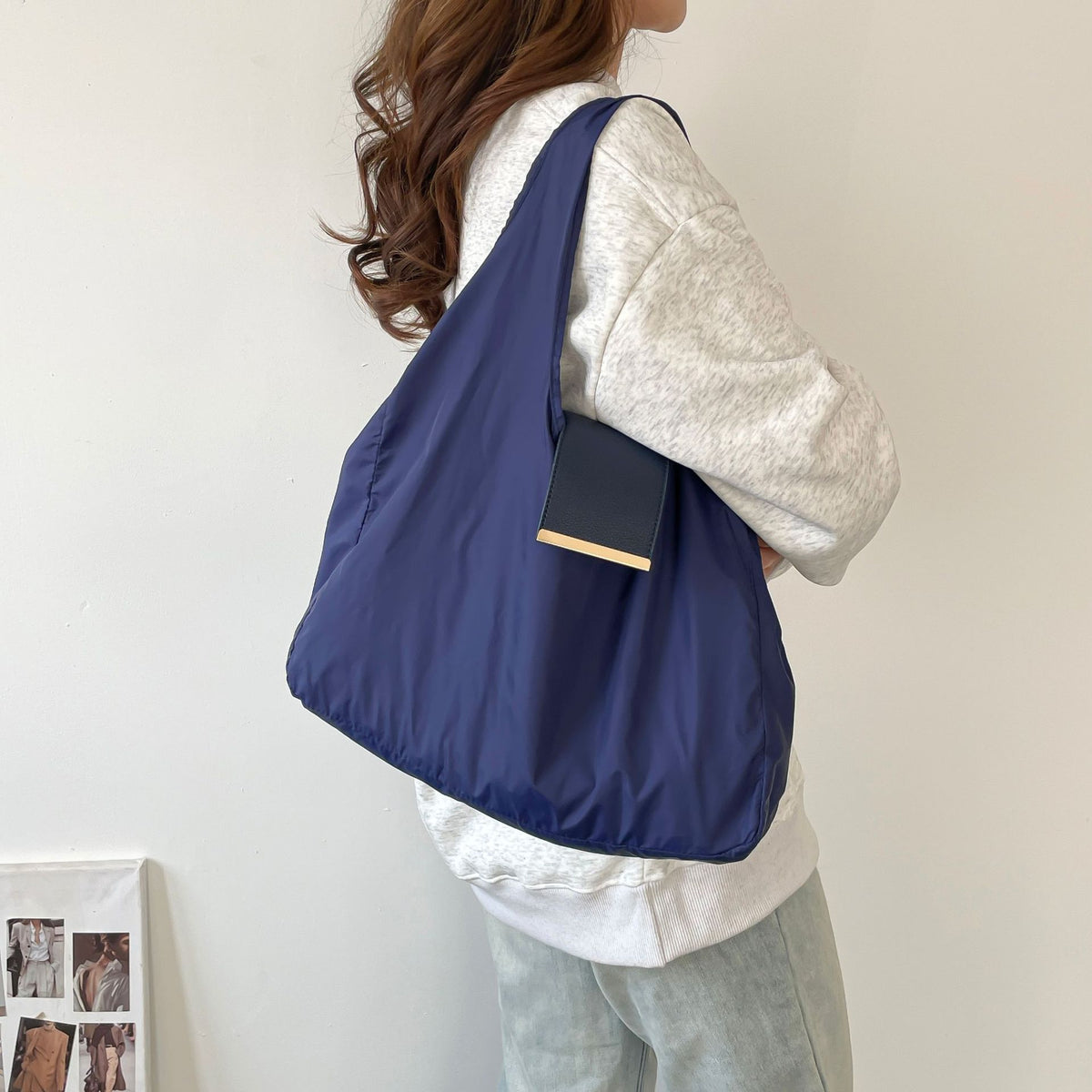 Foldaway Shopping Bag with Keychain Pouch