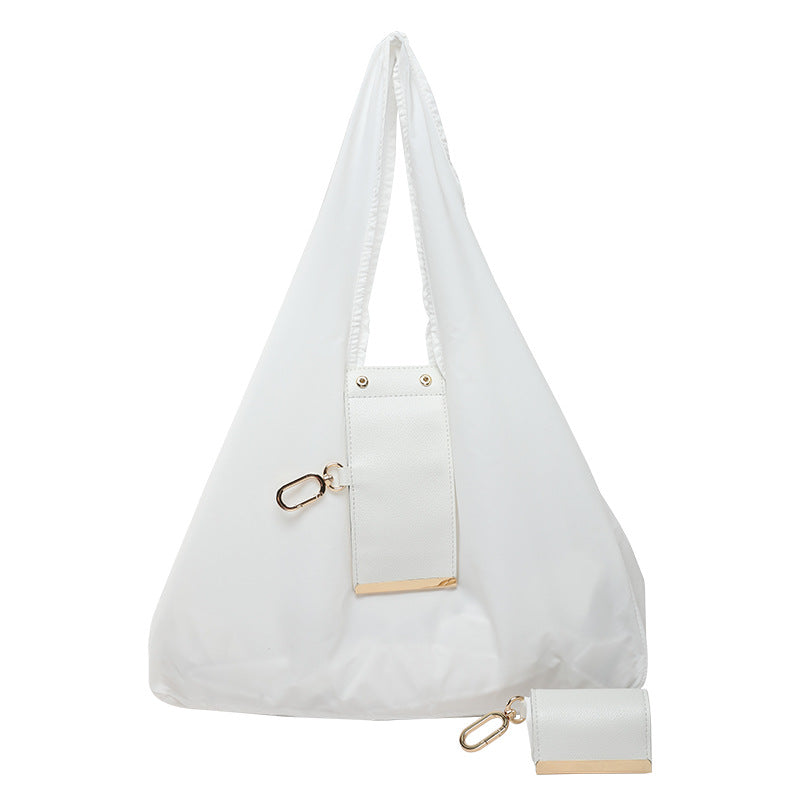 Foldaway Shopping Bag with Keychain Pouch