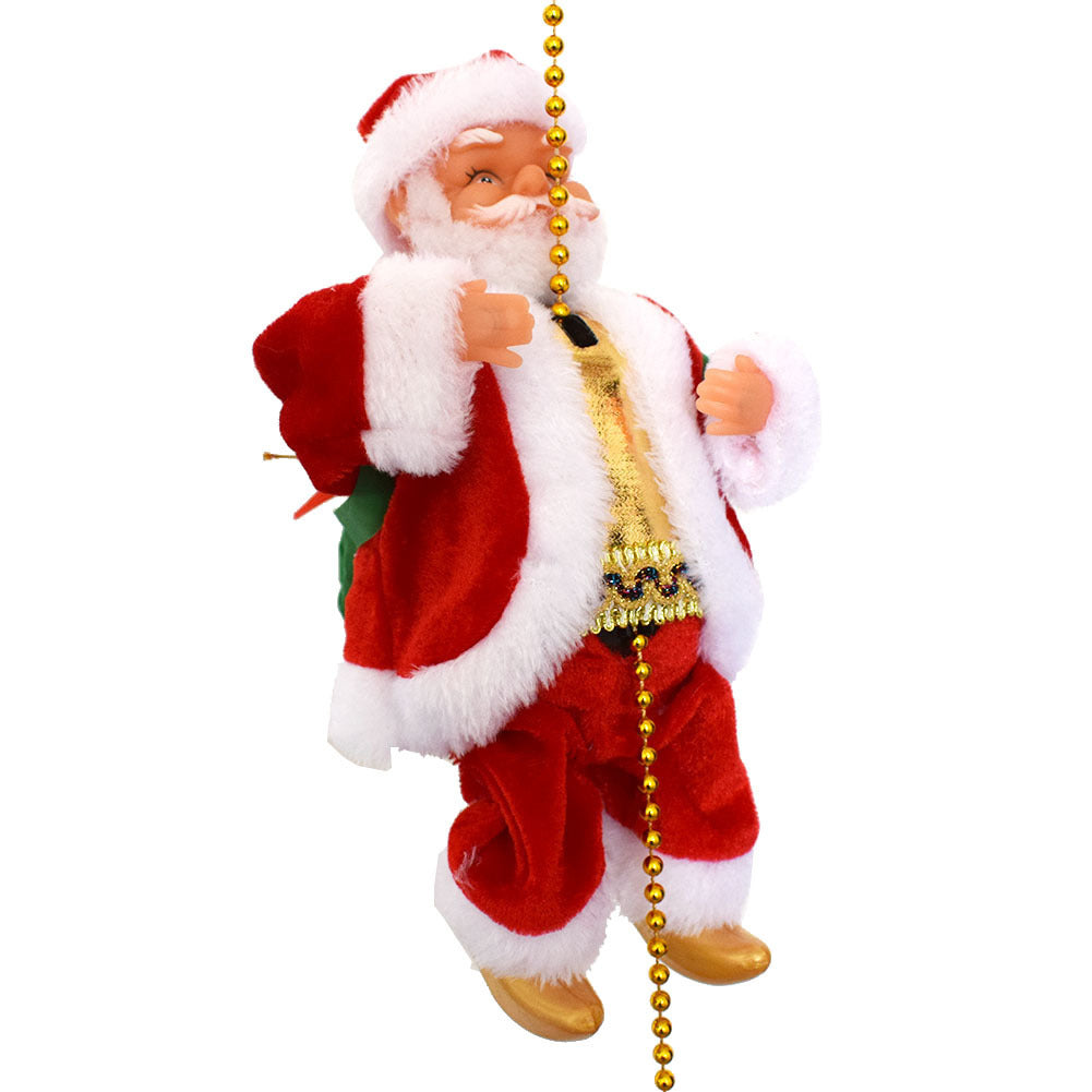 Climbing Santa on Rope