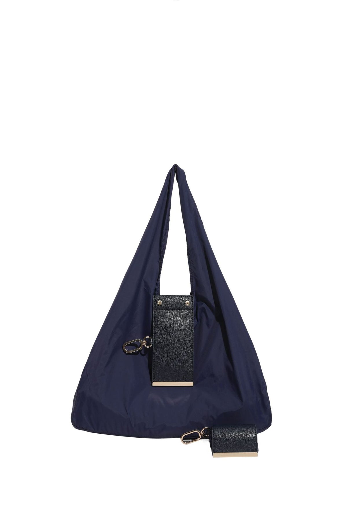 Foldaway Shopping Bag with Keychain Pouch