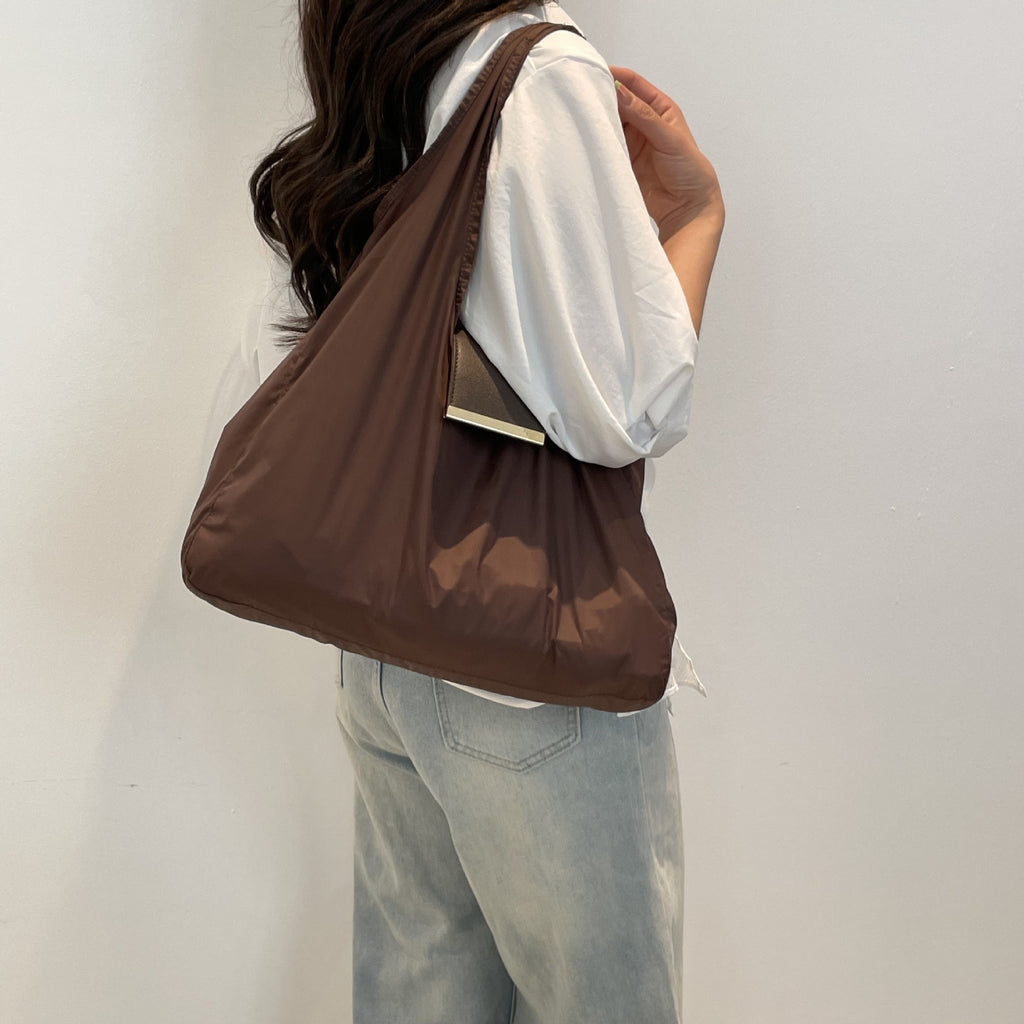 Foldaway Shopping Bag with Keychain Pouch