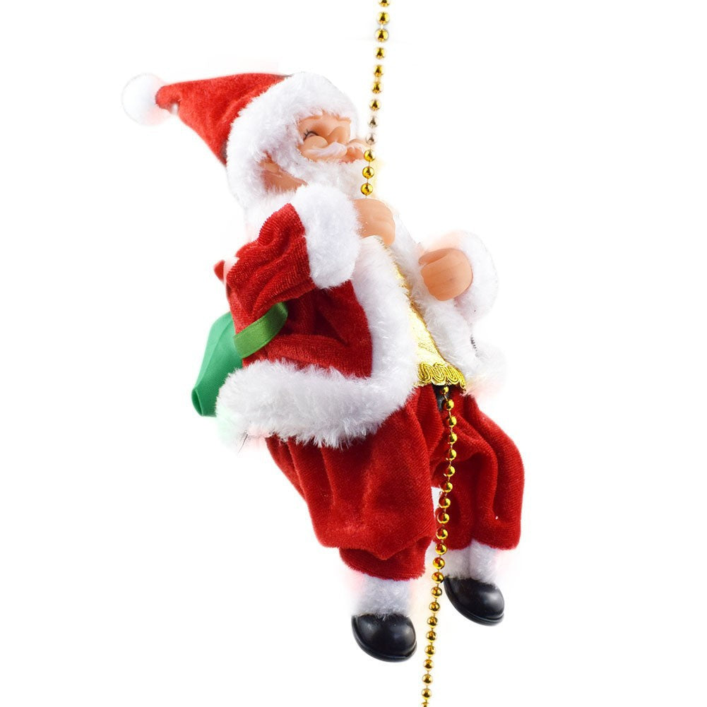 Climbing Santa on Rope